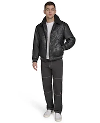 Champion Men's Faux Shearling Varsity Jacket