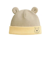Disney Baby Boys or Girls 2-Piece Pooh Sleep N Play Hat and Coverall Set