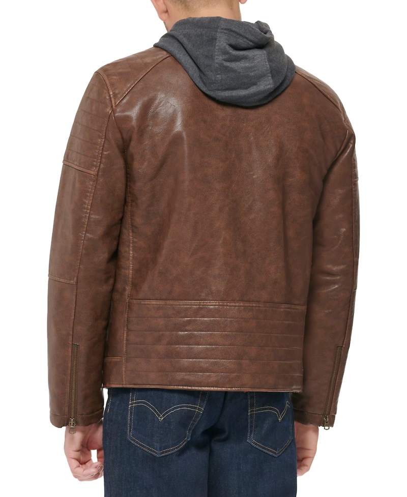 Levi's Men's Jersey Hood Racer Jacket