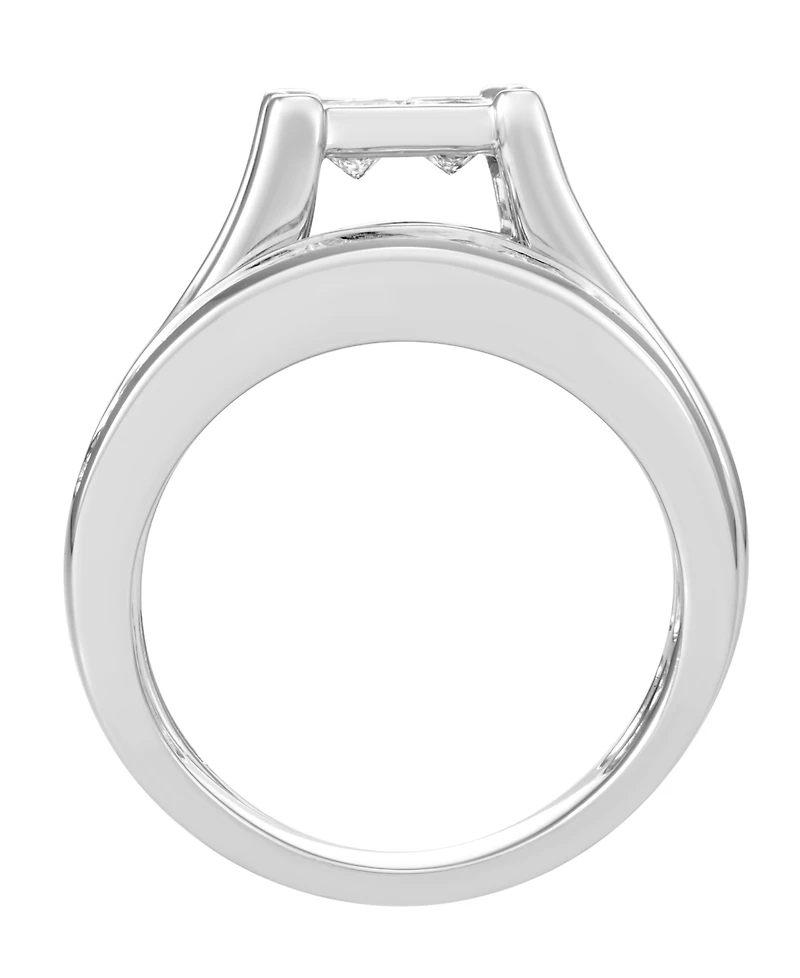 Macy's Certified Diamond Bridal Set Ring (2 ct. t.w.) in 14K White Gold