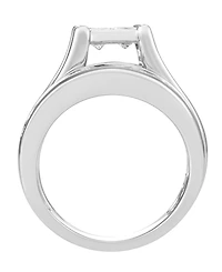 Macy's Certified Diamond Bridal Set Ring (2 ct. t.w.) in 14K White Gold