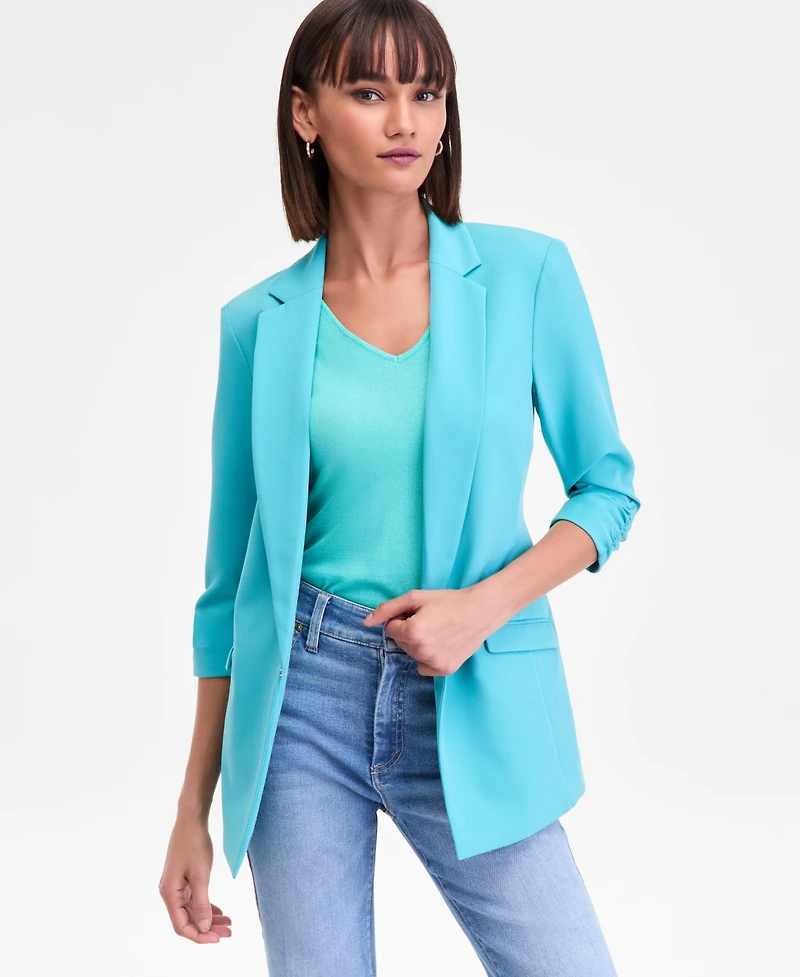 I.n.c. International Concepts Women's Menswear Blazer, Created for Macy's
