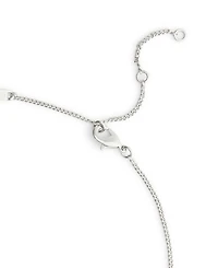 Coach Two-Tone Signature Hangtag Pendant Necklace