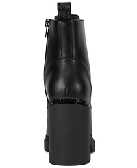 Dkny Women's Zippered Platform Heel Shoes
