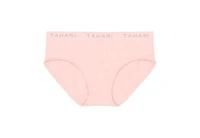 Tahari Girls 4-Pack Seamless Solid Color Hipsters with Logo Waistband