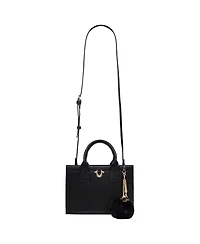 True Religion Pom Dangle Modern Tote