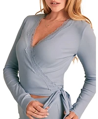Adore Me Women's Rib Knit Ballet Wrap