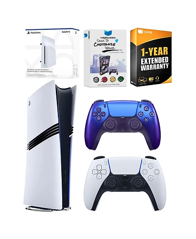 Sony PlayStation 5 Pro Digital Bundle with Disc Drive, Extra Controller