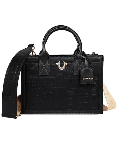 True Religion Mega Logo Modern Tote