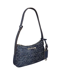 True Religion Studded Denim Shoulder Bag
