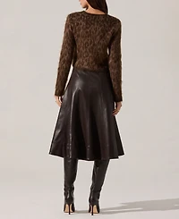 Astr the Label Women's Katria Long Sleeve Cardigan Sweater