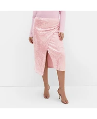 City Chic Women's Sequin Midi Skirt