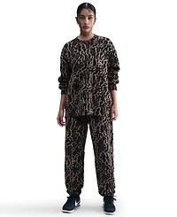 Nike Women's High-Waisted Oversized Printed Sweatpants