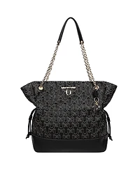 True Religion Cinch Side Soft Logo Tote