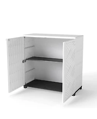 Decksplore Diamond-Shaped Outdoor Storage Cabinet