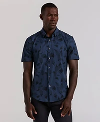 Perry Ellis Men's Slim Fit Short Sleeve Shirt