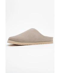 Forever & Always Shoes Space Leather Slide Sandal (Women)