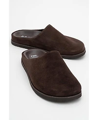 Forever & Always Shoes Space Leather Slide Sandal (Women)