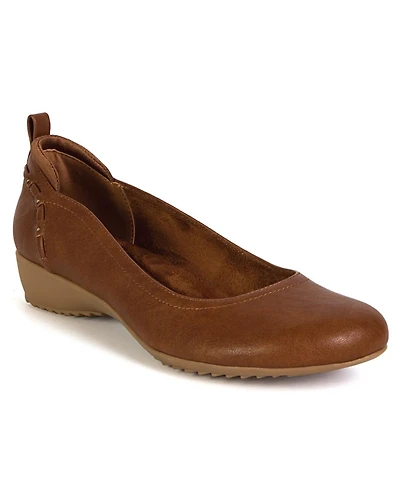 Jbu Women's Vivian Round Toe Flats