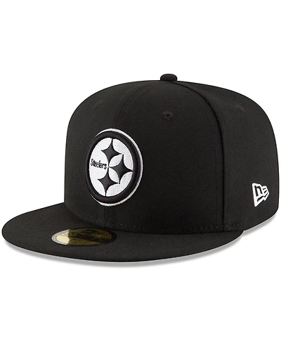 New Era Men's Black Pittsburgh Steelers B-Dub 59FIFTY Fitted Hat
