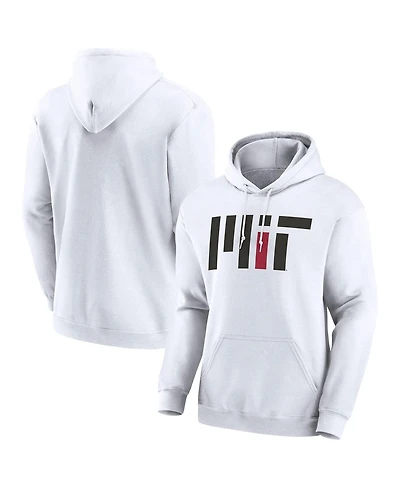 Fanatics Men's White Mit Engineers Fleece Pullover Hoodie