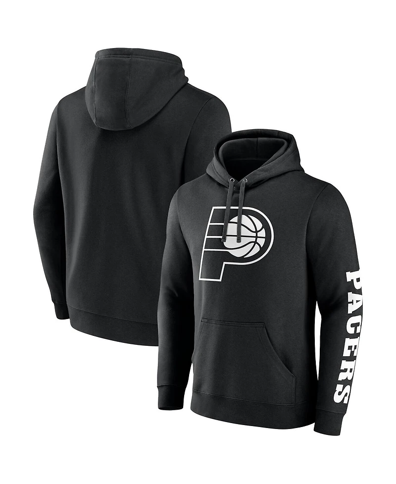 Fanatics Men's Black Indiana Pacers Put Me In Coach Fleece Pullover Hoodie