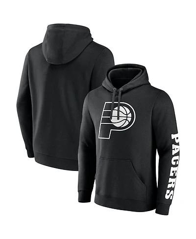 Fanatics Men's Black Indiana Pacers Put Me In Coach Fleece Pullover Hoodie