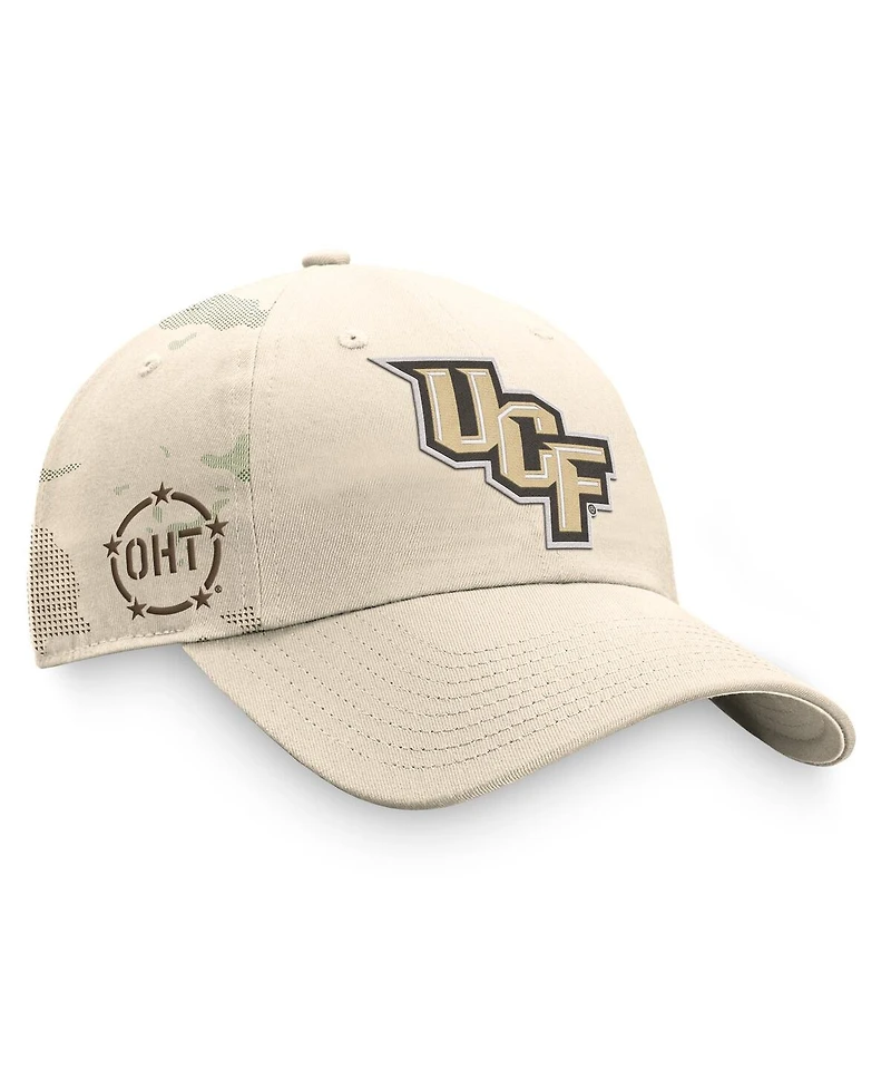 Top of the World Men's Khaki Ucf Knights Oht Military Appreciation Camo Dune Adjustable Hat
