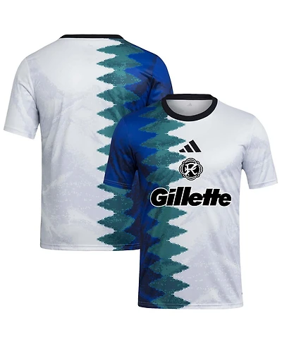 Adidas Men's White New England Revolution 2025 Gaming Aeroready Pre-Match Jerseys