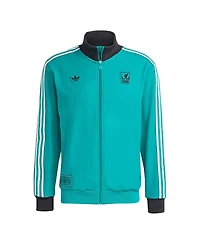 Adidas Men's Green Liverpool Terrace Icons Full-Zip Track Jacket