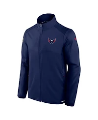 Fanatics Men's Navy Washington Capitals Authentic Pro Rink Fleece Full-Zip Jacket