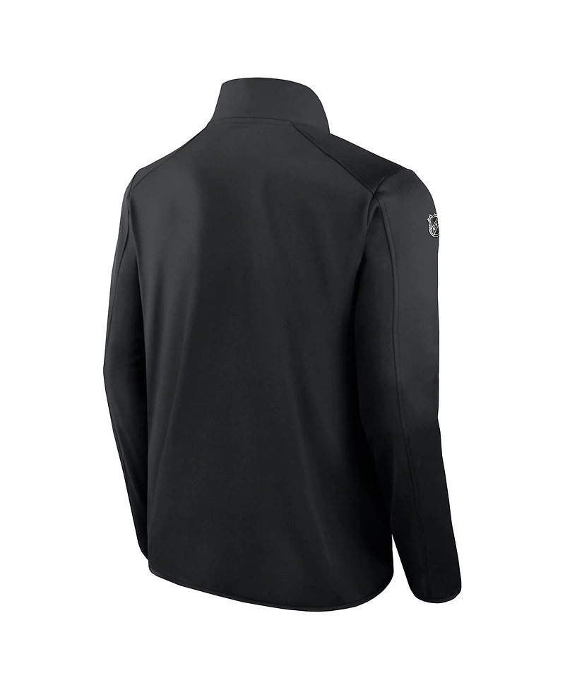 Fanatics Men's Black Chicago Blackhawks Authentic Pro Rink Fleece Full-Zip Jacket