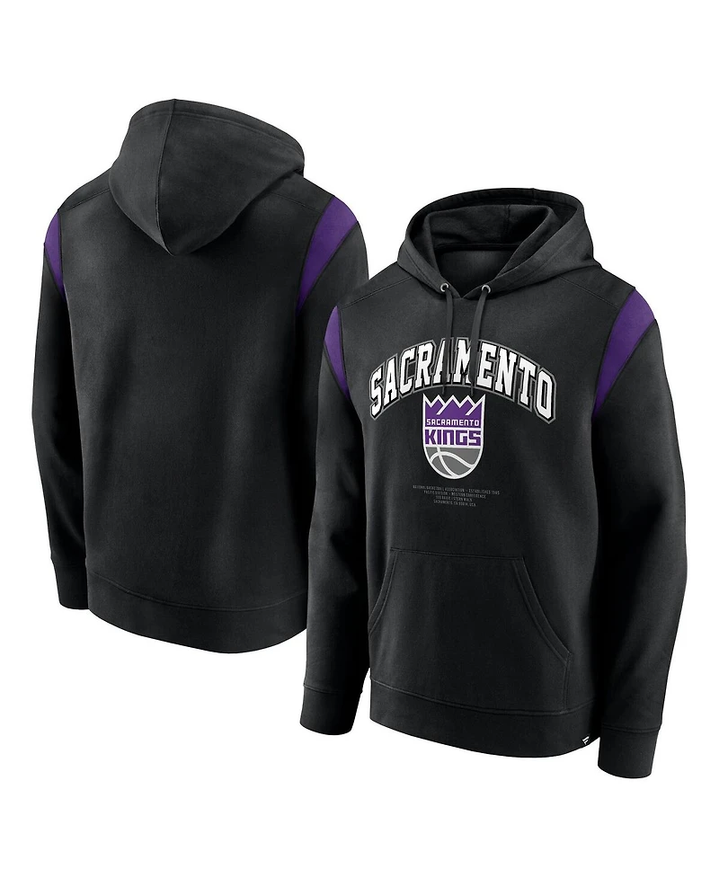 Fanatics Men's Black Sacramento Kings Scorer Pullover Hoodie