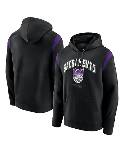 Fanatics Men's Black Sacramento Kings Scorer Pullover Hoodie