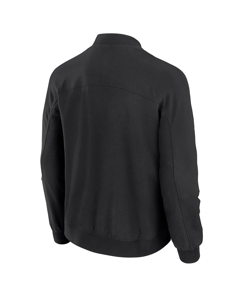 J. Palmer Men's Black Dallas Cowboys Lightweight Cover-4 Tri-Blend Full-Zip Jacket