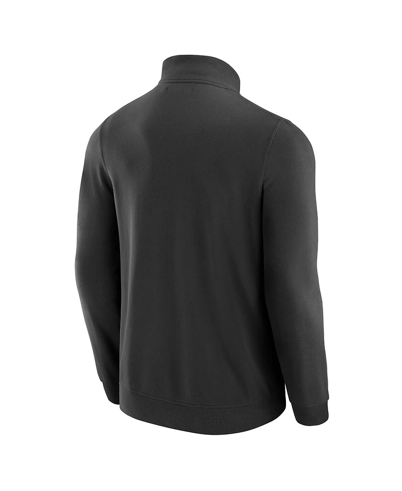 J. Palmer Men's Black Minnesota Vikings QB1 Full-Zip Sweatshirt