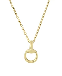 Steve Madden Gold Collegiate Link Pendant Necklace