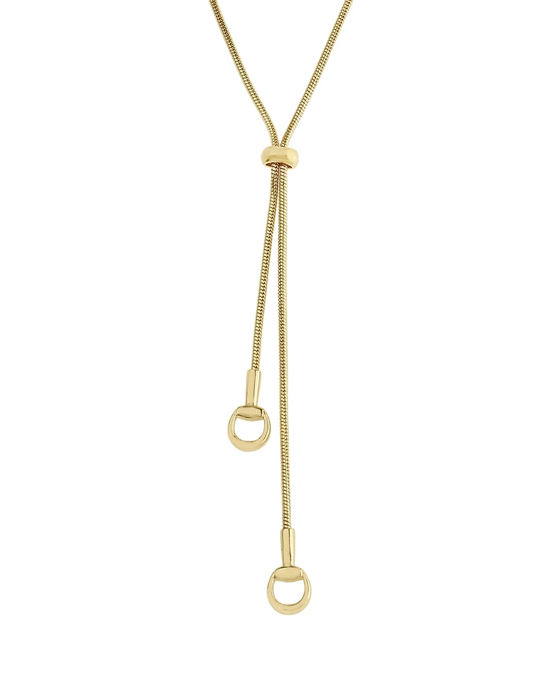 Steve Madden Gold Collegiate Link Y Necklace