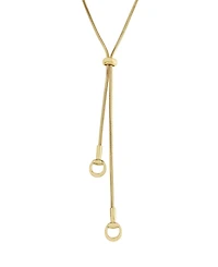 Steve Madden Gold Collegiate Link Y Necklace