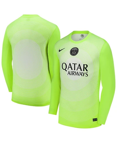 Nike Men's Yellow Paris Saint-Germain 2025/26 Third Goalkeeper Replica Long Sleeve Jersey