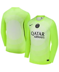 Nike Men's Yellow Paris Saint-Germain 2025/26 Third Goalkeeper Replica Long Sleeve Jersey