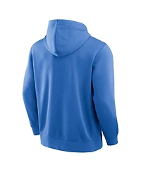 Fanatics Men's Blue Detroit Lions New Horizons Heritage Pullover Hoodie