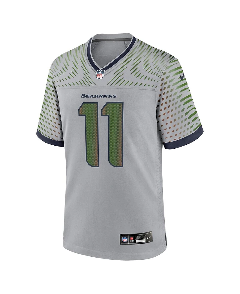 Nike Men's Jaxon Smith-Njigba Wolf Gray Seattle Seahawks 2025 Rivalries Collection Game Jersey