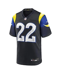 Nike Men's Blake Corum Midnight Blue Los Angeles Rams 2025 Rivalries Collection Game Jersey
