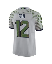 Nike Men's 12s Wolf Gray Seattle Seahawks 2025 Rivalries Collection Limited Jersey