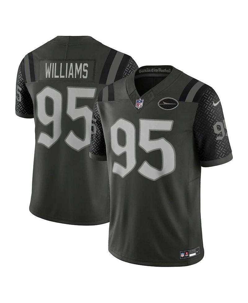 Nike Men's Quinnen Williams Gotham Green New York Jets 2025 Rivalries Collection Limited Jersey