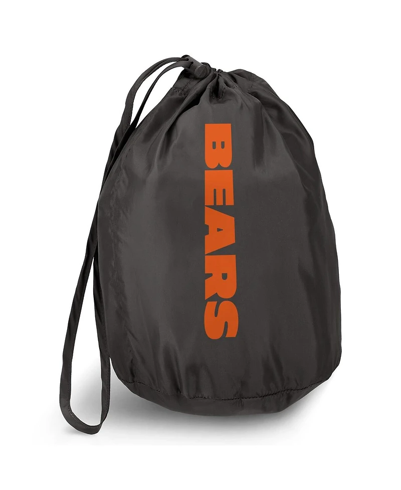 Darius Rucker Collection by Fanatics x Nfl Men's Gray Chicago Bears Packable Full-Zip Vest with Travel Bag