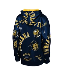 Outerstuff Big Boys and Girls Navy Indiana Pacers Moving Violation Hoodie