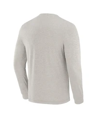 J. Palmer Men's Gray Philadelphia Eagles Four Down Long Sleeve T-Shirt