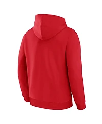 Fanatics Men's Red Detroit Wings Centennial Legacy Fleece Hoodie